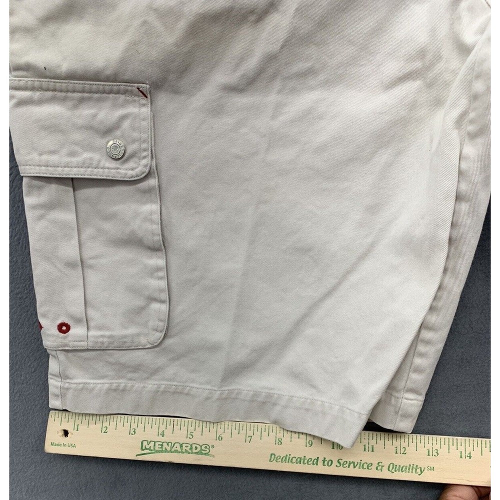 Raider Jeans Company Shorts Mens Size 40X11 Beige RC Cargo Pockets 100% Cotton - Picture 7 of 16
